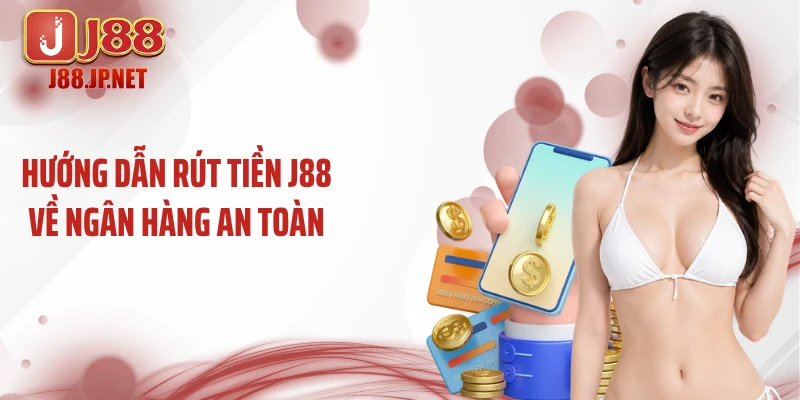 Hướng dẫn rút tiền J88 về ngân hàng an toàn