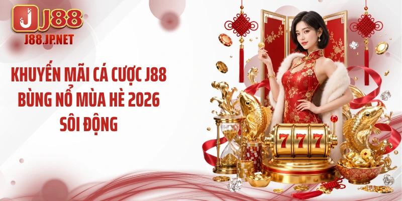 Khuyến mãi cá cược J88 bùng nổ mùa hè 2026 sôi động
